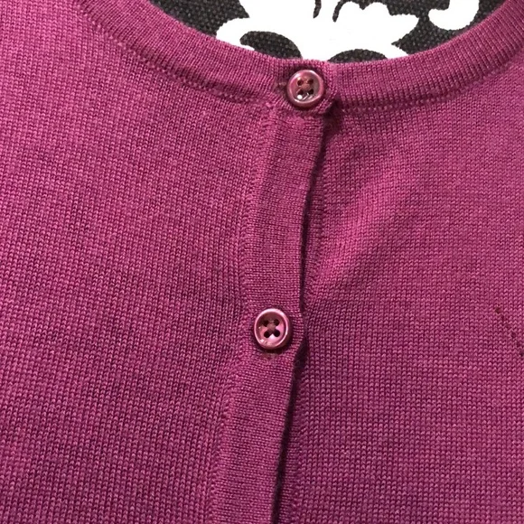 🇫🇷Faconnable Argyle Bordeaux detail button-down classic cardigan coordinate - Picture 3 of 9